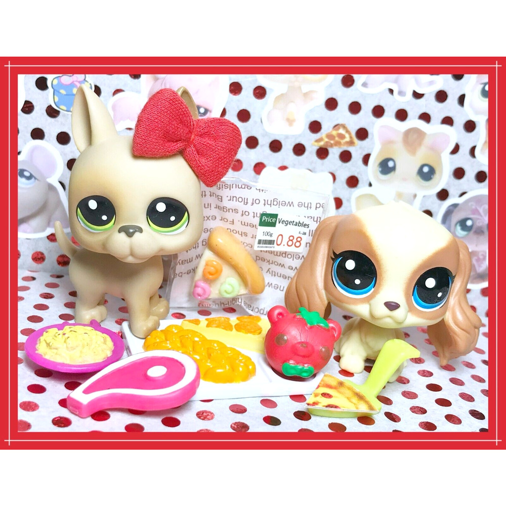 Authentic Littlest Pet Shop LPS Ranger Greatpup #1-118 Danielle Spanielle #2-88